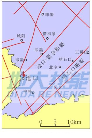 威海呼雷汤温泉地质图